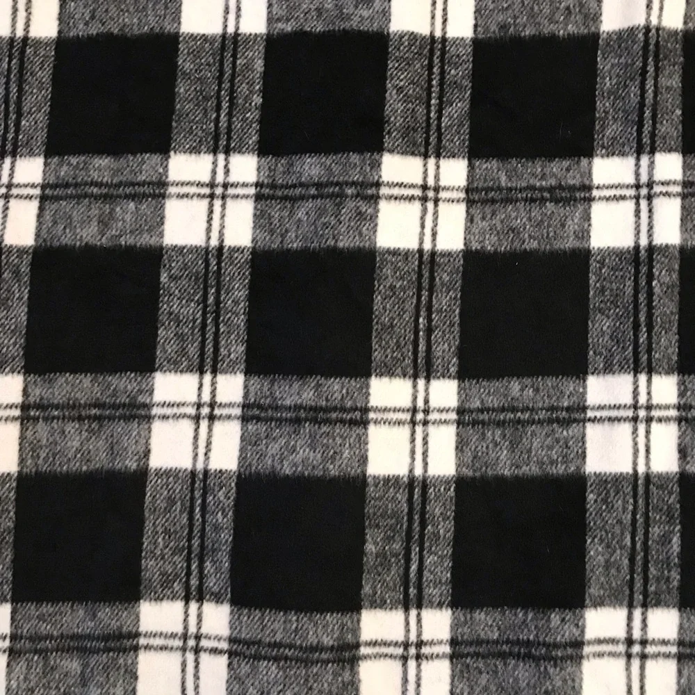 Members Mark Black White Plaid Shacket Size XXL Heavyweight Outerwear Cabincore